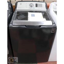 GE 5.3CUFT STAINLESS STEEL CAPACITY WASHER.