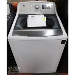 GE 5.3CUFT STAINLESS STEEL CAPACITY WASHER.