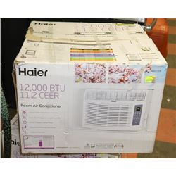 HAIER 12,000BTU ROOM AIR CONDITIONER. 3 FAN SPEED,