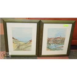 2 SIGNED 15" X 19" PRINTS