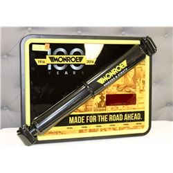 LARGE NEW MONROE SHOCK SIGN CLOCK MISSING CORD