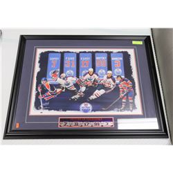 HUGE OILERS GRETZKY, FUHR  AND MORE TRIBUTE