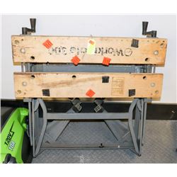 BLACK AND DECKER WORKMATE 300 FOLDING SAW HORSE.