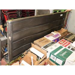 KING SIZE LIGHT UP HEADBOARD, GREY WOOD