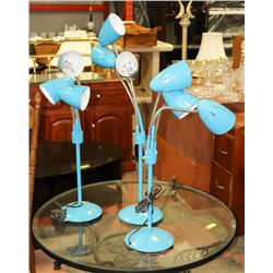 LOT OF 3 TABLE LAMPS