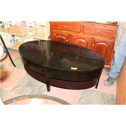 WOOD COFFEE TABLE 51 W X 28D X 19H