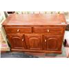Image 1 : SOLID WOOD BUFFET 48W X 32H X 17D