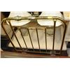 Image 1 : SINGLE BRASS BED HEADBOARD