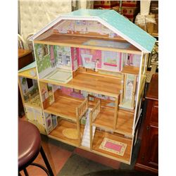 KIDCRAFT DOLLOUSE WITH SUNROOM & GARAGE EXTENSION