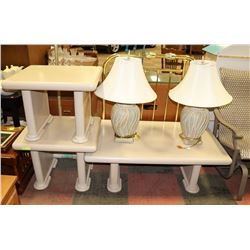 CLASSIC 3 PIECE COFFEE SET, 49"X30"X17" AND