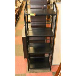 METAL SHELF 17" W X 48" H X 12" DEEP