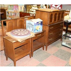 VINTAGE SOLID WOOD DOUBLE SIZE BEDROOM SET INCLUDE