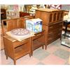 Image 1 : VINTAGE SOLID WOOD DOUBLE SIZE BEDROOM SET INCLUDE