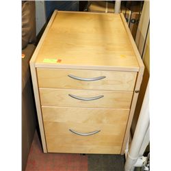 SMALL PINE FILING CABINET