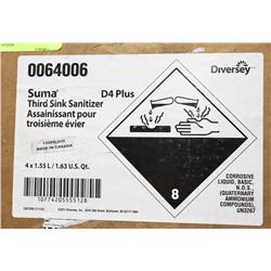 CASE OF 4 SUMA THIRD SINK SANITIZER