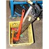 Image 1 : CRATE WITH 24" RIDGID PIPE WRENCH, BALL PEIN