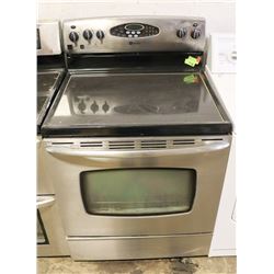 ON CHOICE BLACK AND STAINLESS STEEL CERAMIC TOP