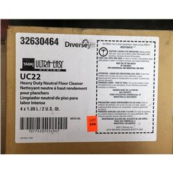 CASE WITH FOUR 1.89L BOTTLES OF HEAVY DUTY