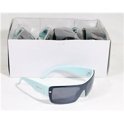 BOX OF DESIGNER SUNGLASSES BLUE