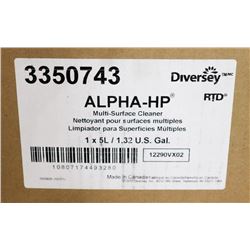 CASE OF ALPHA-HP MULTI-SURFACE CLEANER.