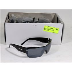 BOX OF BLACK DESIGNER SUNGLASSES