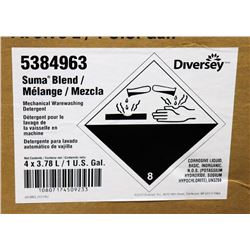 CASE WITH FOUR 3.78L BOTTLES OF SUMA BLEND