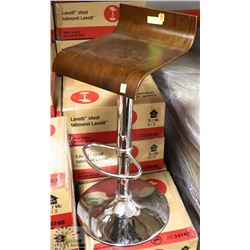 WOOD VENEER LAVOTT STOOL