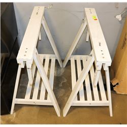 PAIR OF IKEA SAW HORSES.