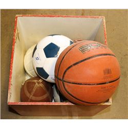 BOX OF 6 BALLS