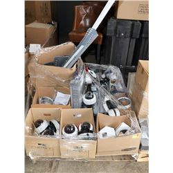 PALLET OF SECURTY CAMERAS AND SECURITY SURPLUS