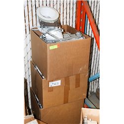 3 BOXES OF HOLO H7T 6" POT LIGHTS WITH WHITE