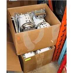 2 BOXES OF H27T HOLO 6" POT LIGHTS.