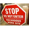 Image 1 : LOT OF 2 LARGE "STOP, DO NOT ENTER" SIGNS.