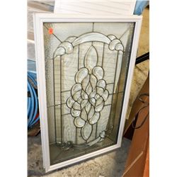 GLASS DOOR WINDOW INSERT.