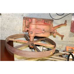 VINTAGE MONARCH WHEEL PUMP.