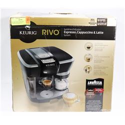 KEURIG RIVO ESPRESSO, CAPPUCCINO & LATTE MAKER