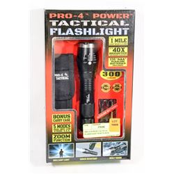 PRO-4 POWER TACTICAL FLASHLIGHT NEW IN BOX