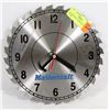 Image 1 : MASTERCRAFT SAWBLADE WALL CLOCK