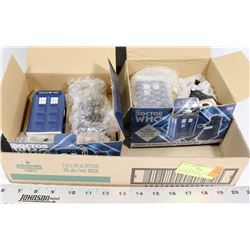 FLAT OF DR.WHO SALT & PEPPER SHAKERS & A CREAM &