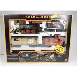 GOLD RUSH EXPRESS TRAIN SET WITH 18FT OF TRACK.