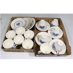 23PC COLLECTION OF JAPANESE TEA CUPS AND SAUCERS
