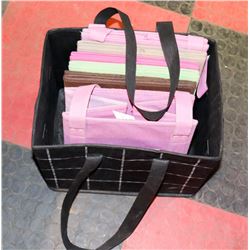 LOT OF FOLDABLE CLOTH STORAGE