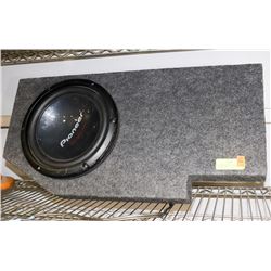 12" PIONEER SUBWOOFER IN CUSTOM CAR/TRUCK BOX