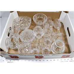 FLAT OF ASSORTED CRYSTAL