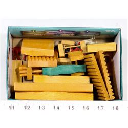 1950'S WOOD LOG CABIN FARM SET