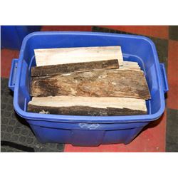 HEAVY DUTY PLASTIC BLUE RECYCLE BIN (68L)