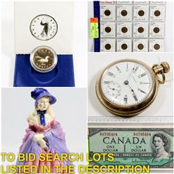 FEATURED LOTS: CURRENCY & COLLECTIBLES