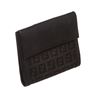 Image 1 : Fendi Black Zucca Canvas Leather Trim Small Wallet