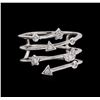 Image 2 : 0.17 ctw Diamond Ring - 14KT White Gold