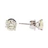 Image 2 : 2.02 ctw Diamond Earrings - 14KT White Gold